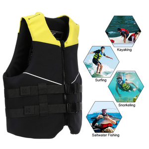 <span class=keywords><strong>Gilet</strong></span> <span class=keywords><strong>de</strong></span> <span class=keywords><strong>sauvetage</strong></span> pour adulte en néoprène haute visibilité avec panneaux jaunes en mousse EPE, boucles réglables, <span class=keywords><strong>gilet</strong></span> <span class=keywords><strong>de</strong></span> sécurité marine certifié CE - Product Image 3