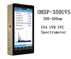 OHSP350UVPS Spectrometer UV 200-450nm, Tes Intensitas Cahaya untuk Lampu Xenon Pulse