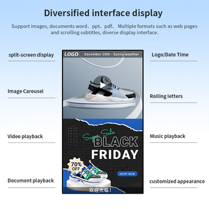 Display Commerciale Ultra Sottile da 2,8 cm con Schermi Multipli Illimitati, 4-Core/8-Core 1080P/4K, Controllo AI Cloud, Garanzia <span class=keywords><strong>di</strong></span> 1 Anno - Product Image 3