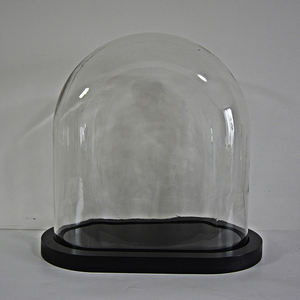 우아한 타원형 유리 돔과 고급스러운 MDF 나무 기지 발렌타인 데이 할로윈 선물을위한 현대 클래식 웨딩 유럽 스타일 - Product Image 1
