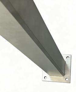 Poste de Cerca Exterior de Aluminio con Recubrimiento en Polvo <span class=keywords><strong>Blanco</strong></span> de 3 Pies, Ecológico, Impermeable, Moderno, Seguro, con Acabado Natural Metálico - Product Image 6