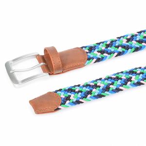 Cinturón trenzado Hebilla de pasador de calidad Ajuste perfecto Estiramiento elástico para adolescentes Junior - Product Image 3