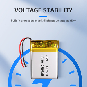 Wholesale Pin Lipo Sạc 402530 Pin Li-polymer 3.7V Pin Lithium Polymer <span class=keywords><strong>280Mah</strong></span> 402530 - Product Image 5