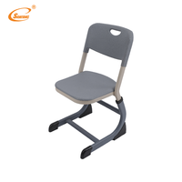 Ensembles de bureaux et chaises d'école modernes, plateau en bois, structure en acier, couleur personnalisable, tiroir réglable, certifiés ISO pour les écoles
