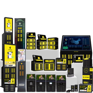 Distributeur automatique de batteries externes avec écran publicitaire 8 emplacements, station de <span class=keywords><strong>location</strong></span> de batteries externes avec système de point de vente et lecteur de cartes - Product Image 6
