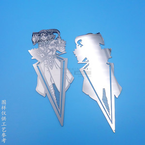 Anime Character Metal <b>Bookmark</b> 80x45mm Die Cutting Stationery Gift - Product Image 4
