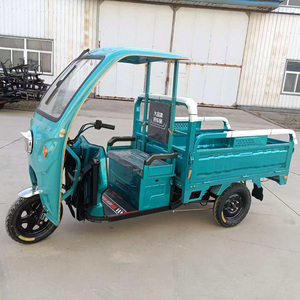 Mini Rickshaw de 3 Ruedas, Carrocería Abierta, Voltaje de 60V, Potencia de 800W, Alcance de 70km, con Certificación CE - Product Image 1