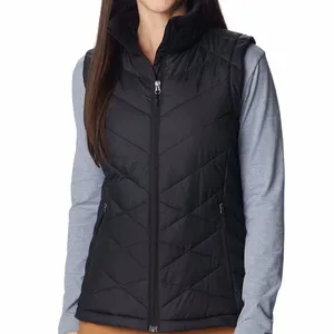 Lightweight and Windproof Jacket Women's soft shell vest ladies Women's Softshell Vest with Detachable Hood
