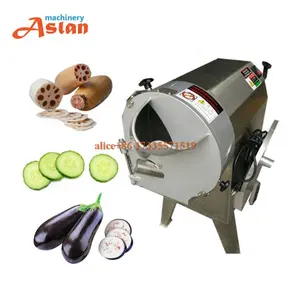 3mm eggplant slicing machine / Lotus root 5mm slicing cutting machine/ cucumber potato slicing dicing machine