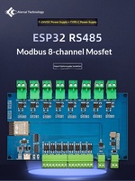 Módulo MOSFET ESP32 Modbus RTU de 8 Canales con RS485/TTL UART y Entradas Aisladas
