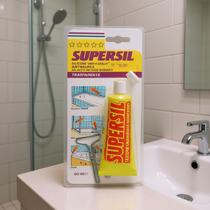 Sellador de Silicona Supersil 60 ml Transparente, Adhesivo Universal para Baños y Cocinas - Product Image 2