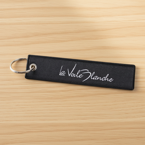 Portachiavi Personalizzati con Logo Ricamato, Lettere in Tessuto, Accessori per la Festa della Mamma, Cordino Portachiavi - Product Image 1