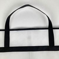Sacs à vêtements en vrac avec logo personnalisé Robes de mariée en coton avec couverture en satin et poches avec fermeture éclair Rangement suspendu pour hommes femmes