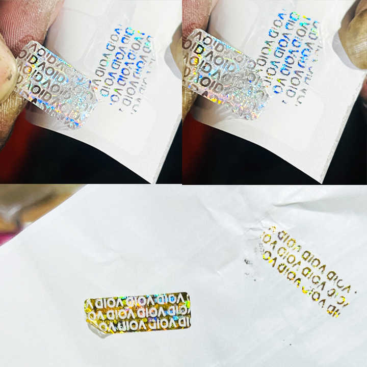 Wholesale Security Sticker Label 3D Hologram Sticker Tamper Proof Tag Authenticity Ant-Counterfeit Hologram Label Stickers