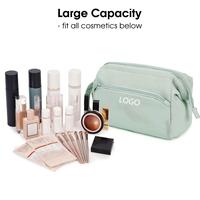 Pochette de rangement imperméable à grande ouverture personnalisée, sac de voyage pour cosmétiques pour femmes, accessoires de toilette, trousse de maquillage