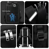 Mochila para Portátil de Viaje de Negocios, Duradera y Elegante, con Compartimento para Electrónicos con Absorción de Impactos y Gran Capacidad