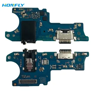 Honfly ponsel USB pengisi daya, untuk Samsung a02 a02s a03 a03s a03 core a04e a11 papan pengisian port konektor kabel flex