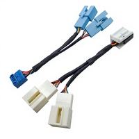 XIN YING - Arnés de cableado de audio para coche de 12 pines, para reproductor de CD, AUX, navegación, cable divisor en Y de 6+6 pines, con aislamiento de PVC y cobre