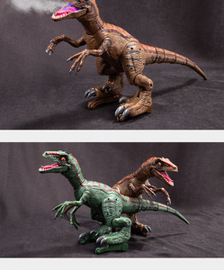 Jouet pour enfants, animal, dinosaure, marche électrique, Led, <span class=keywords><strong>télécommande</strong></span> Jurassic RC, spray à capteur tactile Intelligent, 2.4G - Product Image 4