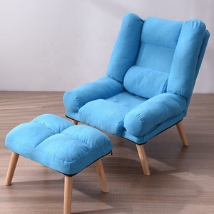 <span class=keywords><strong>Fauteuil</strong></span> capitonné en tissu avec repose-pieds, pieds en bois massif, <span class=keywords><strong>fauteuil</strong></span> inclinable <span class=keywords><strong>pliable</strong></span>, confortable, moderne, minimaliste, pour <span class=keywords><strong>petit</strong></span> espace, salon - Product Image 2