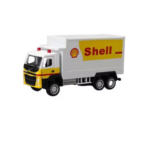 Camión de juguete de aleación a escala 1/72, modelo de coche de transporte de contenedores, de fundición a presión - Product Image 1