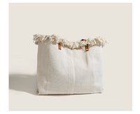 Bolsos bordados de lona grandes para mujer, bolso de mano de moda para la playa de verano, compras de viaje, gimnasio, playa, vacaciones, bolsos de diseñador