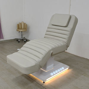 Muebles de salón de belleza de lujo base blanca cama de spa facial moderna cama de tratamiento cosmético eléctrico de 3 motores para la venta - Product Image 5