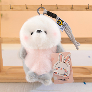 Juego de Peluches de Animales Marinos, con Delfín, Tiburón y Foca, Mini Peluches de Criaturas Marinas para Compañeros de Escritorio y Decoración de Oficina - Product Image 5