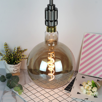 Ampoule LED G200 Vintage Edison surdimensionnée, décorative, énorme, spéciale, lumière chaude, fumée, à intensité variable