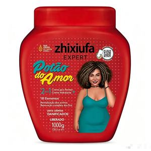 Crema Capilar Orgánica de Venta Caliente Transfronteriza, Hidratante Sin Enjuague, Repara el Cabello Seco y Dañado, Fórmula 2 en 1, Esencia Anti-Rotura - Product Image 3