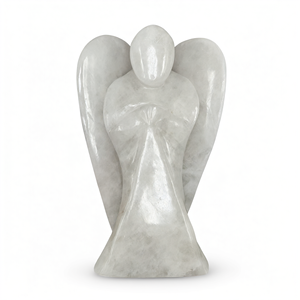Figurine d'ange en quartz fumé - Guérison par les cristaux / Reiki / Chakra / Énergie - 8,6 pouces et 2,36 kg (5,19 lb) - Product Image 2