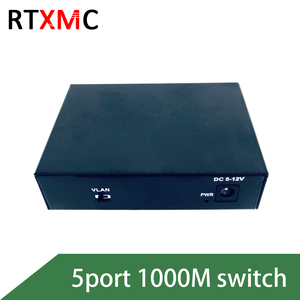 Base 1000M Commutateur de fibre réseau 5 ports Oem Odm <span class=keywords><strong>Mini</strong></span> utilisation de bureau pour ordinateur Commutateur de réseau à fibre optique Gigabit Ethernet 5 ports - Product Image 3