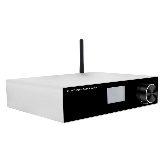 Stereo Streamer Wifi DAC Audio 2 Channel Power Amplifier Professional Home Hifi System with Rca Outputs Preamplifier HDM I Sub