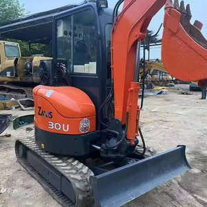 Excavatrice sur chenilles hydraulique Hitachi ZX30U d'occasion du Japon, 3 tonnes, moteur, boîte de vitesses, pompe, certifiée EPA CE, faible nombre d'heures de fonctionnement - Product Image 1