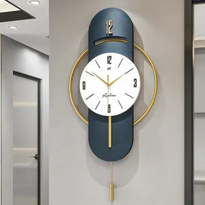 Popular 3D Fashion and Creative Wall Clocks Luxury Modern Simple Clock Wall Hanging for Home Restaurant Decoration