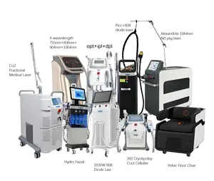 Fornitore frazionario Co2 massaggio dimagrante fisioterapia 808 muscolare depilazione a diodi Ems scolpire macchina dispositivo di bellezza