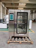 Four à convection électrique à 10 plateaux avec vapeur, écran tactile intelligent, four de boulangerie pour restaurant, restauration, acier inoxydable, CE 50 60Hz