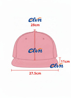 Casquette surdimensionnée personnalisée avec logo d'équipe, insert en mousse rouge, tissu standard, unisexe, pour les fans de sport, événements sportifs