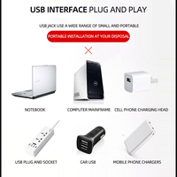 Lámpara Proyector LED USB de Doble Color NOVKIR, Efecto Cielo Estrellado, IPx4 Impermeable, Iluminación Ambiental para Techo de Auto, Ajuste Universal