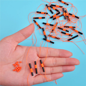 50 pièces Bobber s'arrête pour flotteurs de pêche Slip Bobber <span class=keywords><strong>bouchon</strong></span> pour pêche Bobber <span class=keywords><strong>bouchon</strong></span> flottant pour matériel de pêche en eau salée - Product Image 1