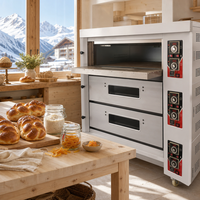Four commercial Rui Tai à trois niveaux et six plateaux, en acier inoxydable, chauffage individuel des plateaux, économie d'énergie, pour la cuisson du pain dans les cuisines d'hôtel