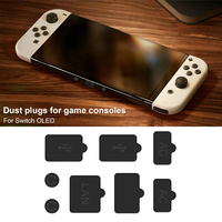 MD Brand 8in1 Bouchon en silicone Bouchons anti-poussière Set Interface USB HD Couvercle anti-poussière pour pour OLED