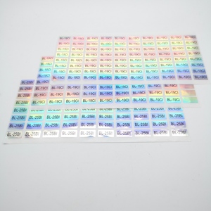Tùy chỉnh 3D Holographic an ninh số Sticker 3D hiệu ứng laser với đầy màu sắc ba chiều cho bao bì nhãn in logo thương hiệu - Product Image 3