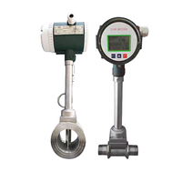 Meteran aliran Vortex Digital cerdas akurasi tinggi produk pengukuran cairan baja tahan karat canggih untuk Medium Gas