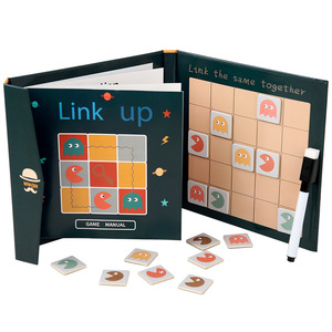 Gioco del Labirinto 3D in Legno per Bambini, Libro Pieghevole, Giocattolo Educativo per l'Allenamento del Pensiero Logico - Product Image 1