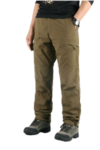 Combinaisons en velours épais pour l'automne et l'hiver, pantalons chauds pour hommes, pantalons décontractés de grande taille pour hommes - Product Image 2