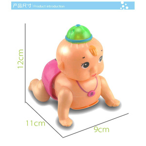 Poupée électrique rampant en plastique, 12x9x11cm, jouet pour bébé alimenté par batterie, pour 0-24 mois, unisexe - Product Image 5