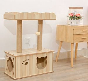 Torre para Gatos Moderna y Lujosa, Árbol para Gatos Grande y Casa, Muebles Premium para Mascotas con Materiales de Cuerda y Tablero, Fácil Empaque en Cartón - Product Image 6