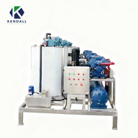 Compresseur de machine à fabriquer des flocons industriels 220V 60Hz monophasé 1 tonne, haute productivité, facile à utiliser, contrôle PLC pour les entreprises