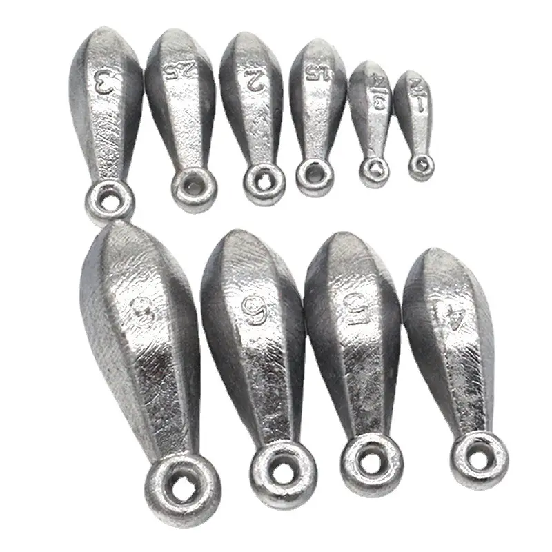 Wholesale Price Small Quantities Reef Sinker Bank Sinkers Fishing Weights